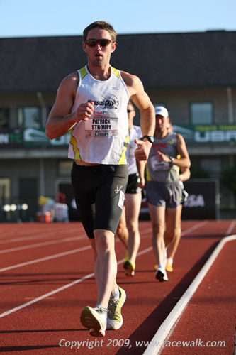 Patrick Stroupe at the 20K Men's Race Walking Nationals