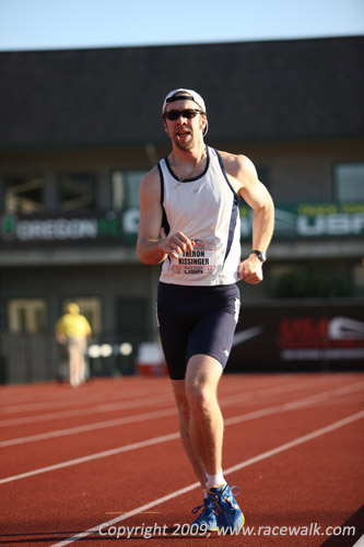 Theron Kissinger at the 20K Men's Race Walking Nationals