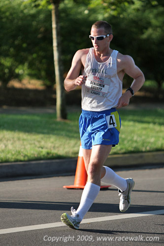 Ben Shorey Going it Alone at the Men's 20K Race Walk Nationals
