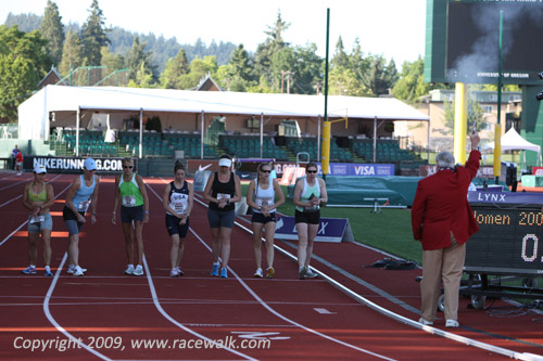 Women's 20K National Race Walk Start