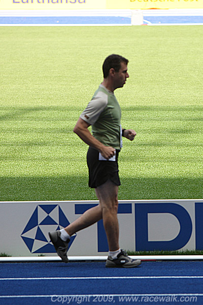 Who is this race walker?