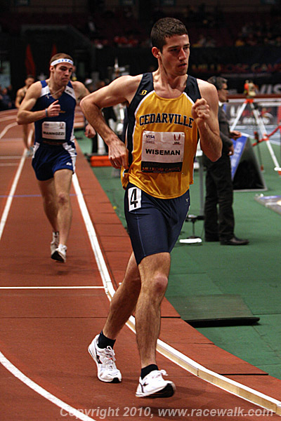 Josh Wiseman from Cedarville Having a Strong Showing