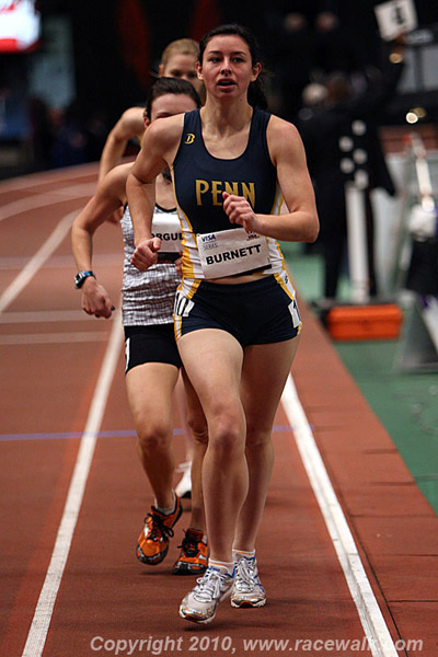 Katie Burnett Working Her Way Around the Track