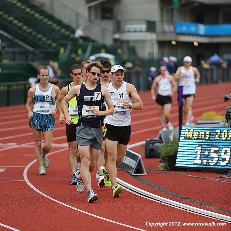 Rest of the Pack - Men's 20K Olympic Trials Race Walk USA