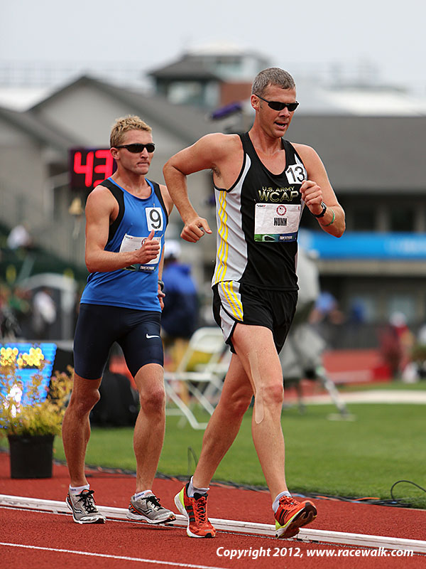 Nunn and Christie - 20K Men's Race Walk Olympic Trials