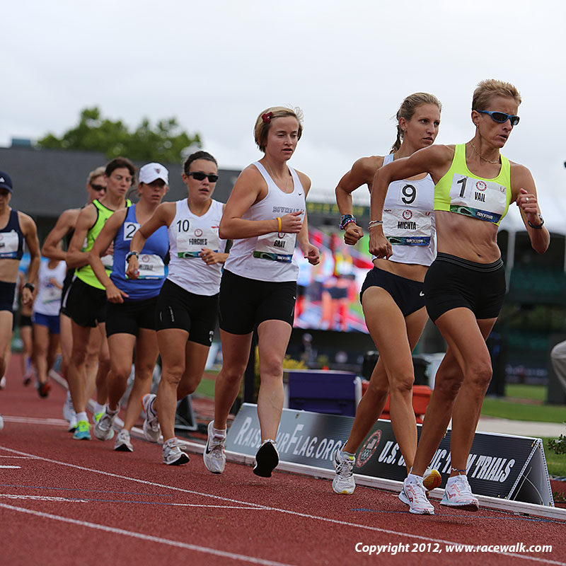 Lead Pack -  - Women's 20K Olympic Race Walking Trials