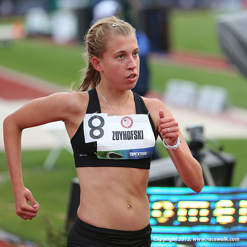 Rachel Zoyhofski -  - Women's 20K Olympic Race Walking Trials