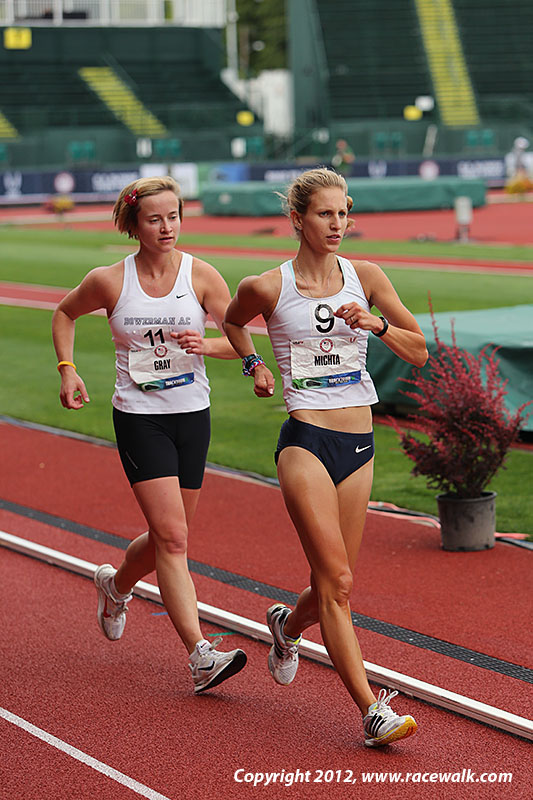 Michta and Gray -  - Women's 20K Olympic Race Walking Trials