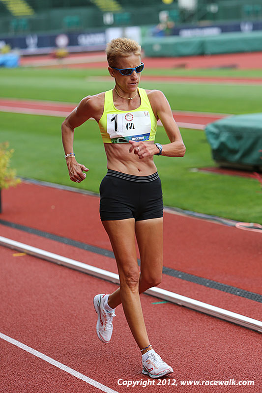 Teresa Vaill -  - Women's 20K Olympic Race Walking Trials