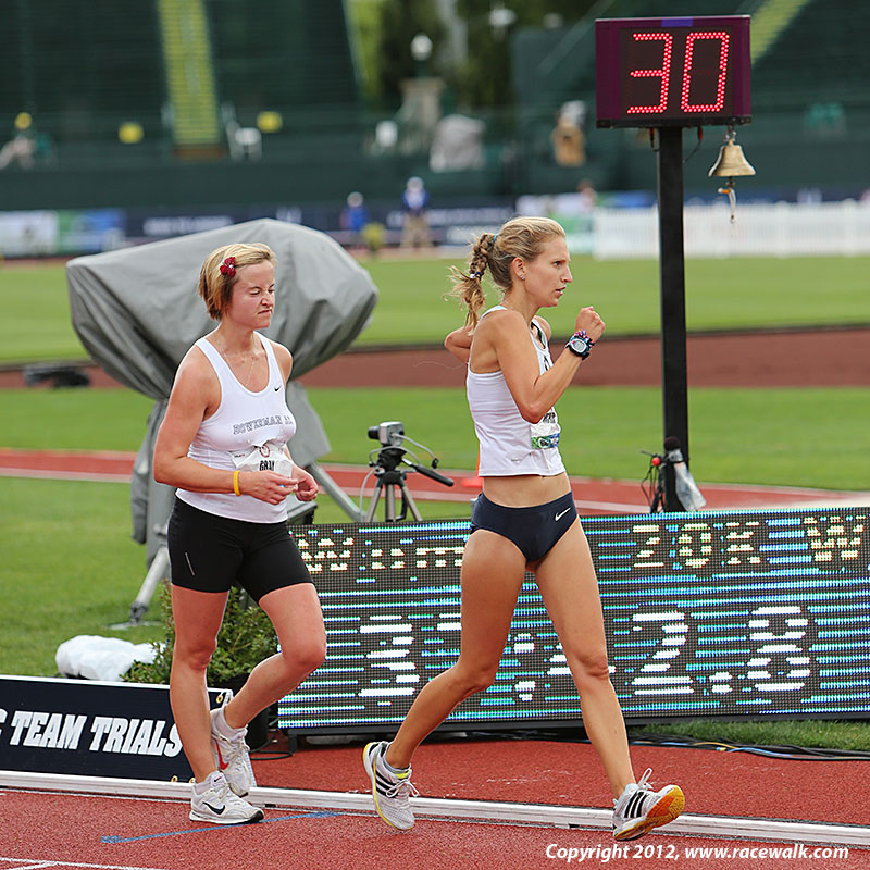 Michta and Gray - Women's 20K Olympic Race Walking Trials