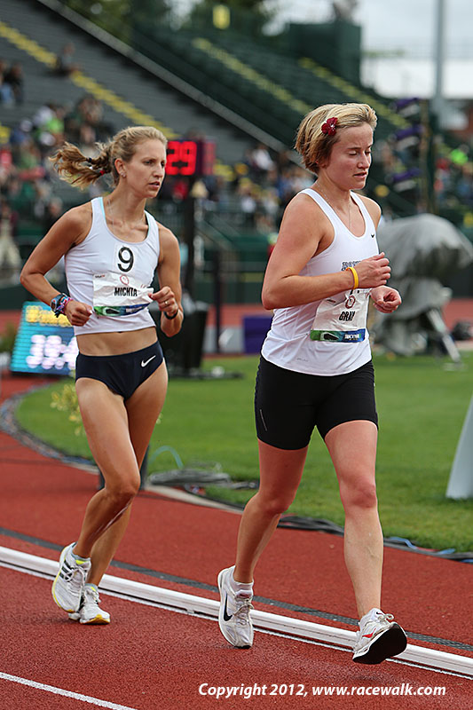 Gray and Michta - Women's 20K Olympic Race Walking Trials