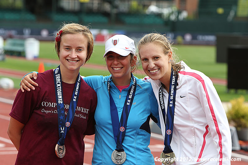 Three Winners - - 20K Women's Race Walking Olympic Trials