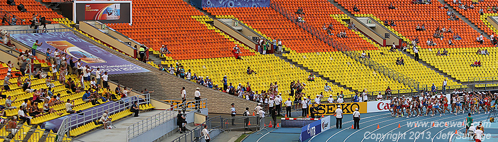 IAAF World Championships - Men's 20km - Leaving the Stadium